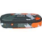 Jacbag Oval Kalem Kutusu Medıum - Turuncu - Gri
