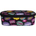 Jacbag Oval XL Kalem Kutusu - Açık Mor - Pembe