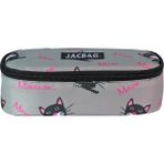Jacbag Oval Xl Kalem Kutusu - Gri - Siyah