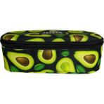 Jacbag Oval XL Kalem Kutusu - Kırmızı - Sarı - Siyah