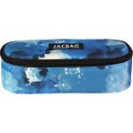Jacbag Oval Xl Kalem Kutusu - Mavi - Beyaz