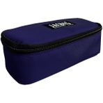 Jacbag Oval XL Kalem Kutusu – Su Geçirmez 600D Polyester, 70-80 Kalem Kapasiteli, Hafif ve Desenli Tasarım, Okul ve Ofis İçin - Mor