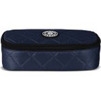 Jacbag Oval Xl Soft-Oval Tip Büyük Boy Kapitone Kalem Kutusu - 1 Adet - Lacivert