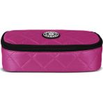 Jacbag Oval Xl Soft-Oval Tip Büyük Boy Kapitone Kalem Kutusu - 1 Adet - Pembe