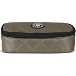 Jacbag Oval Xl Soft-Oval Tip Büyük Boy Kapitone Kalem Kutusu - Vizon