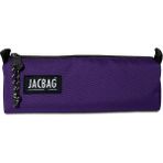 Jacbag Prıme Üçgen Tip Kalem Kutusu Mor Renkli Su Geçirmez Dayanıklı Polyester Malzeme
