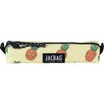 Jacbag Prizma-Sosis Tip Kalem Kutusu - Sarı - Kahverengi