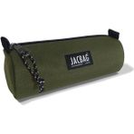 Jacbag Silindir Tip Kalem Kutusu Haki Renk 20 x 8 x 8 cm 50 Adet Kapasite Dayanıklı Dış Malzeme