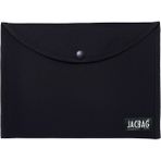 Jacbag Siyah A4 Çıtçıtlı Dosya Defter Tablet ve Evrak Çantası