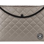 Jacbag Snap Folder Soft A4-Kapitone Çıtçıtlı Dosya A4 (Bej)
