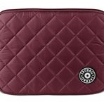 Jacbag Tablet Soft-Fermuarlı Kapitone Tablet Çantası (Bordo)