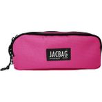 Jacbag Trıple Pouch-Üç Bölmeli Kalem Kutusu - Beyaz - Siyah