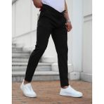 Jack Caprio Erkek Slimfit Jogger Pantolon Rahat Likralı Pantolon - 33 - 012-Siyah