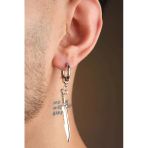 Jack Ferrero ERKEK ÇELİK RENK ATMAZ KÜPE ERKEKCLKJACKKÜPE11