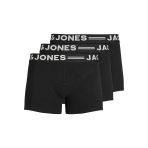 Jack & Jones 12081832-LGM Sense Erkek 3'lü Boxer