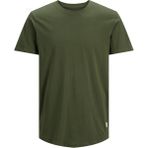 Jack & Jones 12113648 Haki Essentials Jjenoa Pamuklu Bisiklet Yaka Erkek T-Shirt
