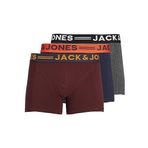 Jack & Jones 12113943 3'lü Erkek Boxer