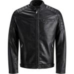 Jack & Jones 12147218 Jcorocky Jacket Noos Erkek Deri Mont Ve Ceket Black - Siyah