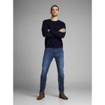 Jack & Jones 12152347 Denim Pantolon Erkek Yüksel Bel Esnek Düz Mavi Günlük Kullanım İçin - 29 / 32