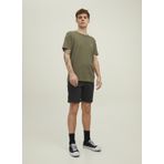 Jack & Jones 12165604 Jpstbowie Jjshorts Solid Normal Bel Düz Açık Mavi Erkek Şort