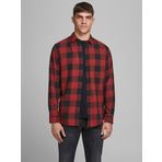 Jack & Jones 12181602 Ekoseli Kırmızı Erkek Gömlek