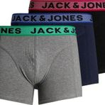Jack & Jones 12198233 Ian Solid 3'lü Erkek Boxer