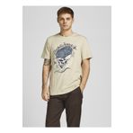 Jack & Jones 12205684 Jordome Tee Bisiklet Yaka Standart Kalıp Baskılı Erkek T-shirt
