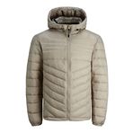 Jack & Jones 12211785 JJEHero Puffer Crockery Kapüşonlu Erkek Mont