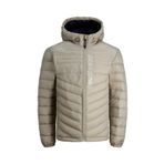 Jack & Jones 12211785 Krem Erkek Mont