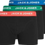 Jack & Jones 12213088 Siyah 3'lü Jacadam Trunks Erkek Boxer