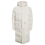 Jack & Jones 12215143 Jorsence Long Puffer Krem Erkek Günlük Mont