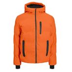 Jack & Jones 12215507 Mandarin Turuncu Jcoheat Puffer Sn Günlük Erkek Mont
