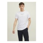 Jack & Jones 12217167 Jprbluarchie SS TEE Crew Neck Noos Bisiklet Yaka Düz Beyaz Erkek T-shirt