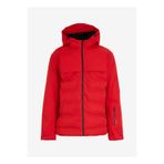 Jack & Jones 12225287 Kırmızı Rüzgar ve Su Geçirmez Isı Yalıtımlı Kapüşonlu Şişme Erkek Mont