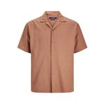 Jack & Jones 12231689 Kahverengi Erkek Gömlek