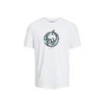 Jack & Jones 12232656 Beyaz Erkek T-shirt