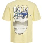 Jack & Jones 12234270-Frenc Jorpalma Back Tee Ss Crew Neck Beyaz Erkek T-shirt