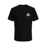Jack & Jones 12235304 Jorcabana Graphic Tee SS Crew Neck LN Siyah Erkek T-Shirt