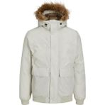 Jack & Jones 12236822 Hamp Bomber Moonbeam Erkek Mont