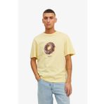 Jack & Jones 12238166-Frenc Jordimensional Tee Ss Crew Neck Tg Beyaz Erkek T-shirt