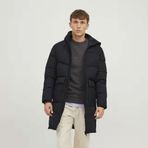 Jack & Jones 12238852 Siyah Erkek Mont