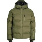 Jack & Jones 12238998 Sweep Puffer Erkek Mont haki