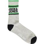 Jack & Jones 12240491 Atletic Logo Açık Gri Erkek Çorap