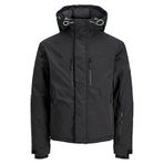 Jack & Jones 12241637 Jcoalpine Et Siyah Erkek Günlük Mont