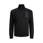 Jack & Jones 12242262 Siyah Erkek Sweatshirt