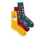 Jack & Jones 12246143 Square Santa 3'lü Erkek Çorap