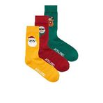 Jack & Jones 12246163 Cool X Mas 3'lü Erkek Çorap