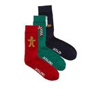 Jack & Jones 12246164 Xmas Comfort Food 3'lü Erkek Çorap