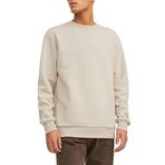 Jack & Jones 12249341 Essentials JJebradley Sweat Crew Noos Kırık Beyaz Erkek Sweatshirt