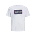 Jack & Jones 12252681 Beyaz Erkek T-shirt